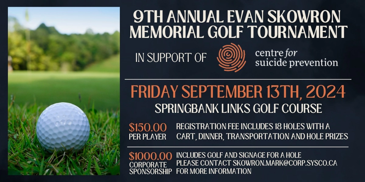 Event image for 9th Annual Evan Skowron Memorial Golf Tournament