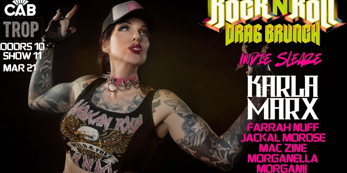 Event image for Rock n' Roll Drag Brunch at The Trop: Indie Sleaze Edition!