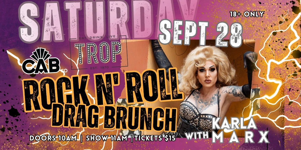 Event image for Rock n' Roll Drag Brunch at The Trop!