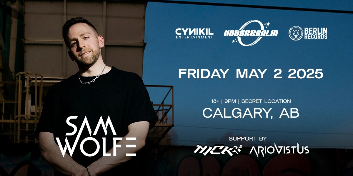 Event image for UnderRealm & Cynikil Present: Sam Wolfe