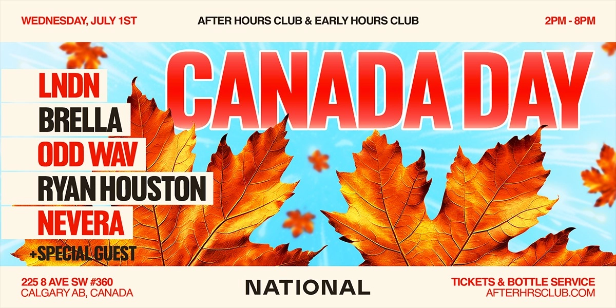 Event image for CANADA DAY • ROOFTOP SUMMER SERIES • 01/07/26