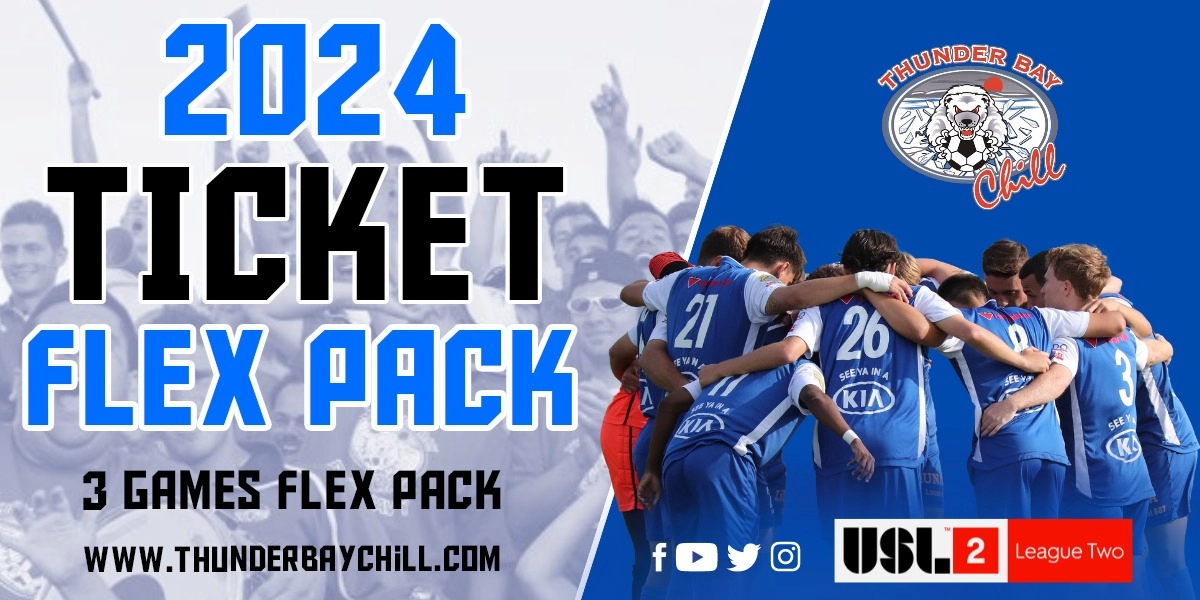 Event image for USL2 - Thunder Bay Chill 2024 Ticket Flex Pack
