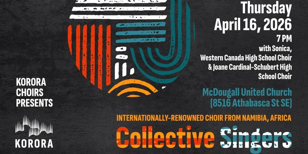 Event image for Collective Singers from Namibia - 7PM Calgary Concert