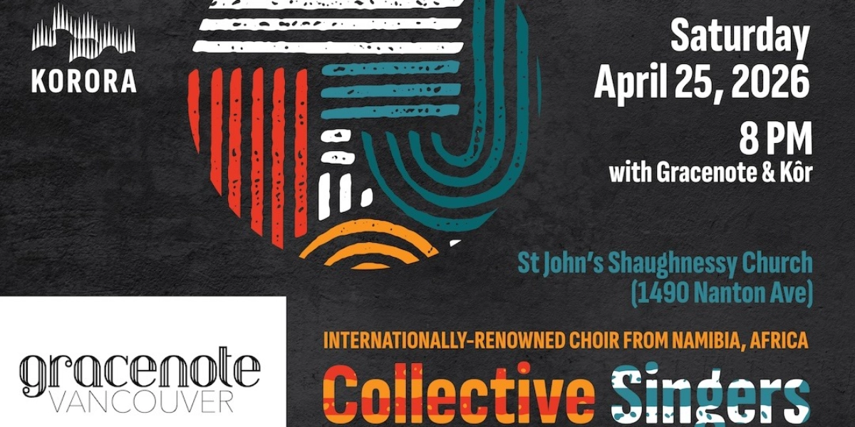 Event image for Collective Singers from Namibia - 8PM Vancouver Concert