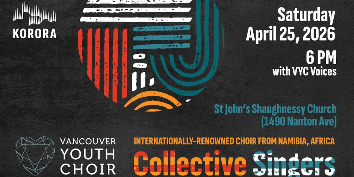 Event image for Collective Singers from Namibia - 6PM Vancouver Concert