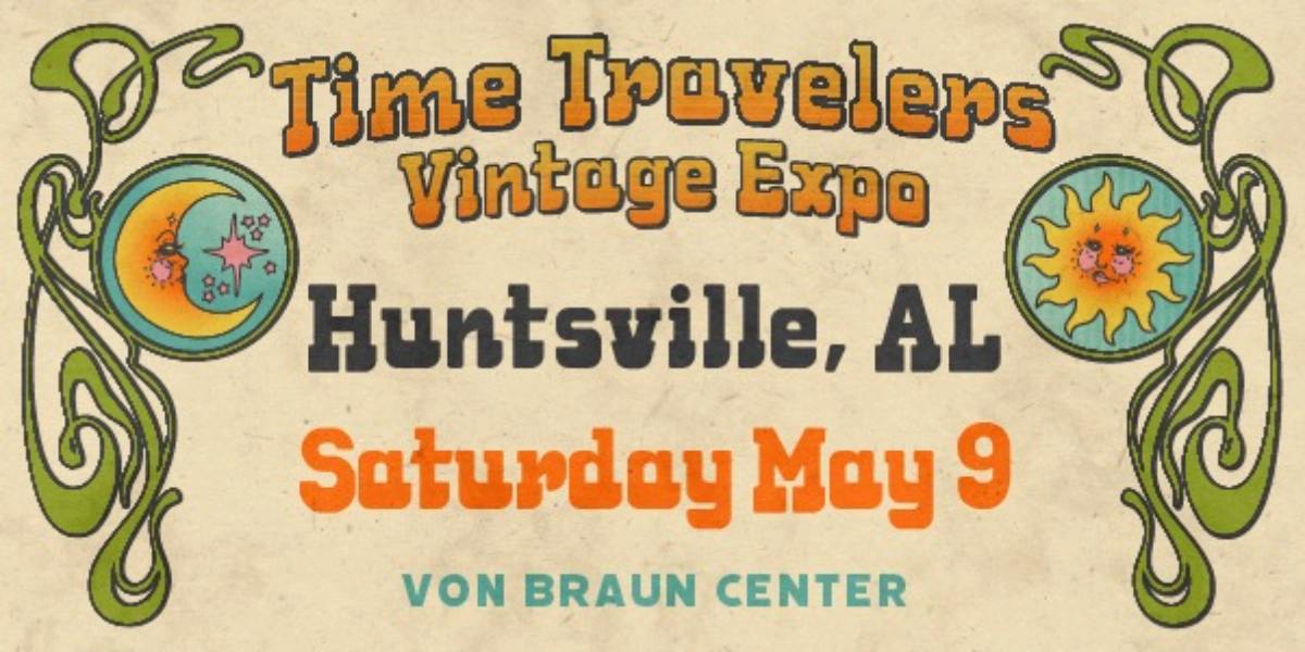 Event image for Huntsville Time Travelers Vintage Expo 2026