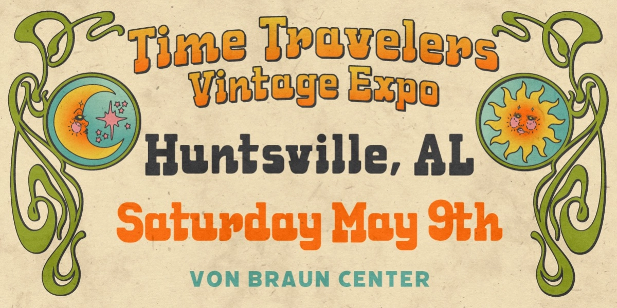 Event image for Huntsville Time Travelers Vintage Expo 2026