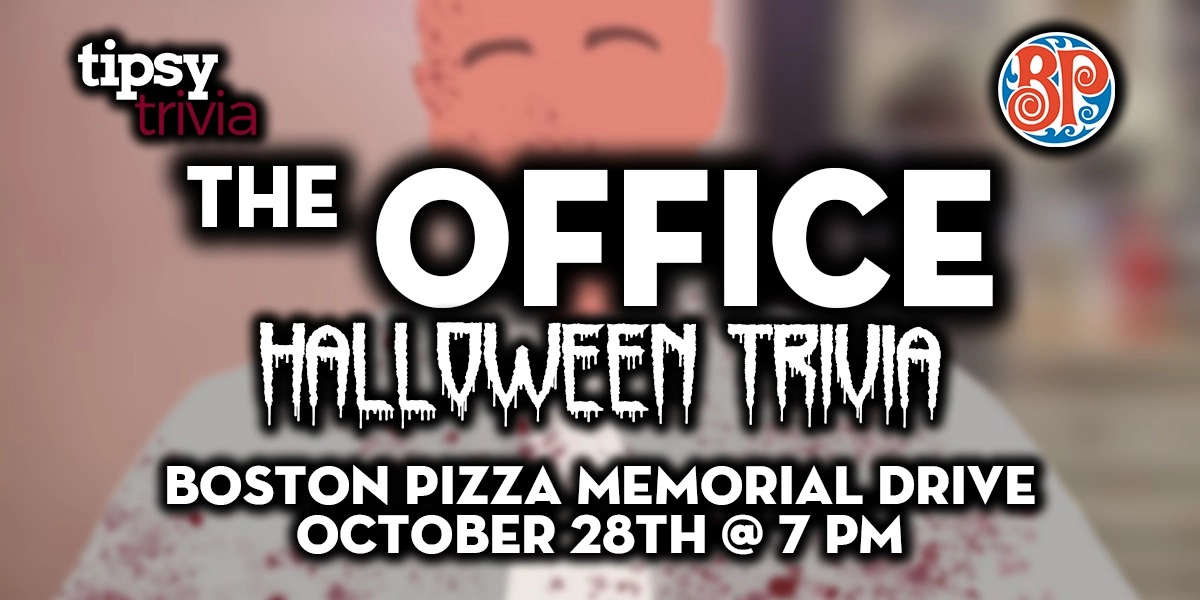 Event image for The Office Halloween Trivia - October 28th, 7:00pm - Boston Pizza Memorial Drive