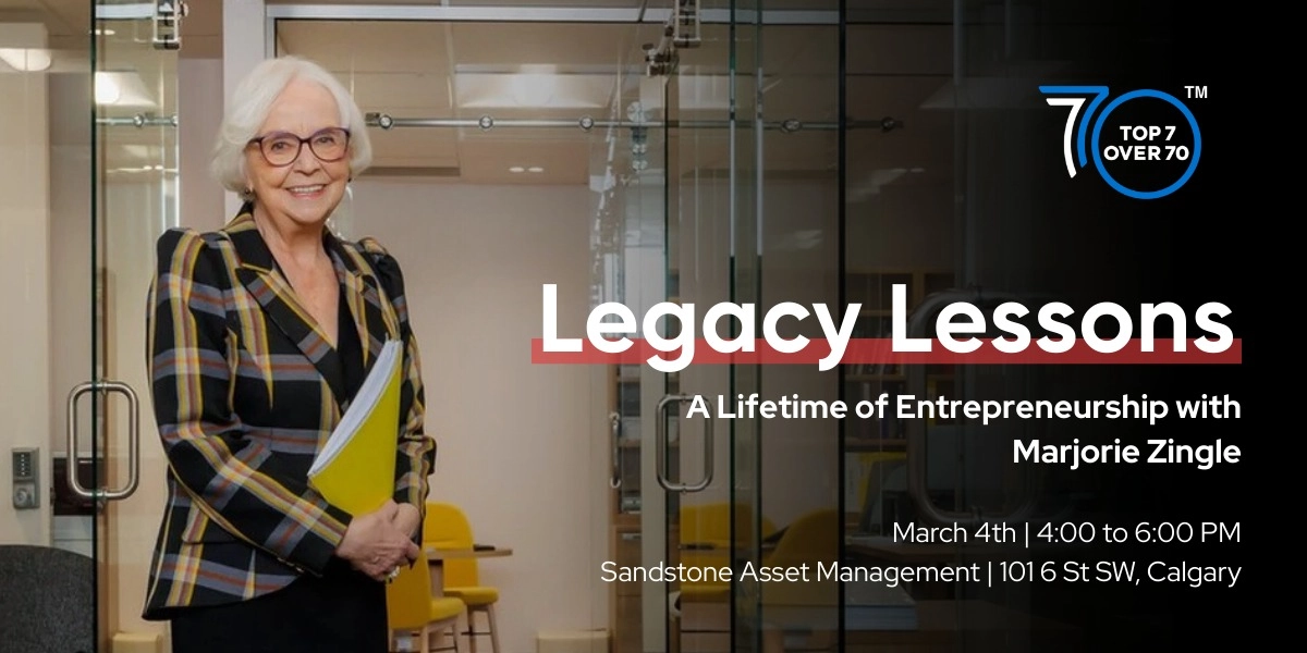 Event image for Legacy Lessons: A Lifetime of Entrepreneurship with Marjorie Zingle