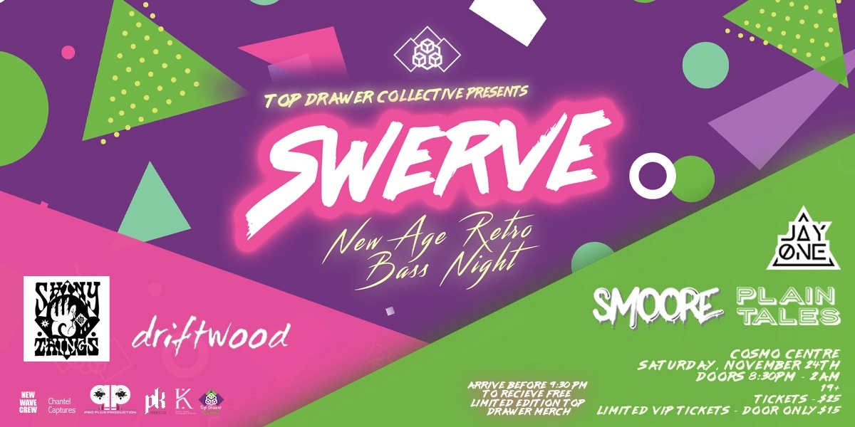 Event image for SWERVE - SHINY THINGS