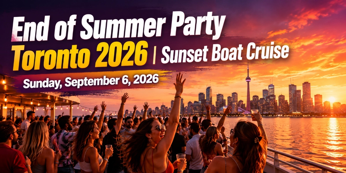 Event image for End of Summer Party Toronto 2026 | Sunset Boat Cruise