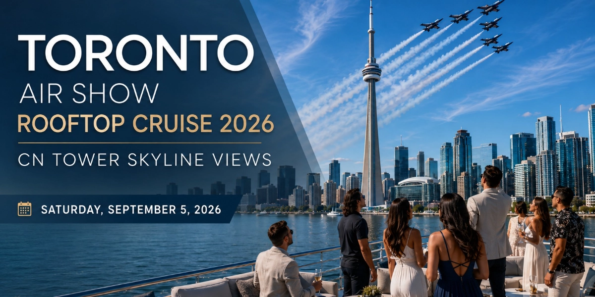 Event image for Toronto Air Show Rooftop Cruise 2026 | CN Tower Skyline Views