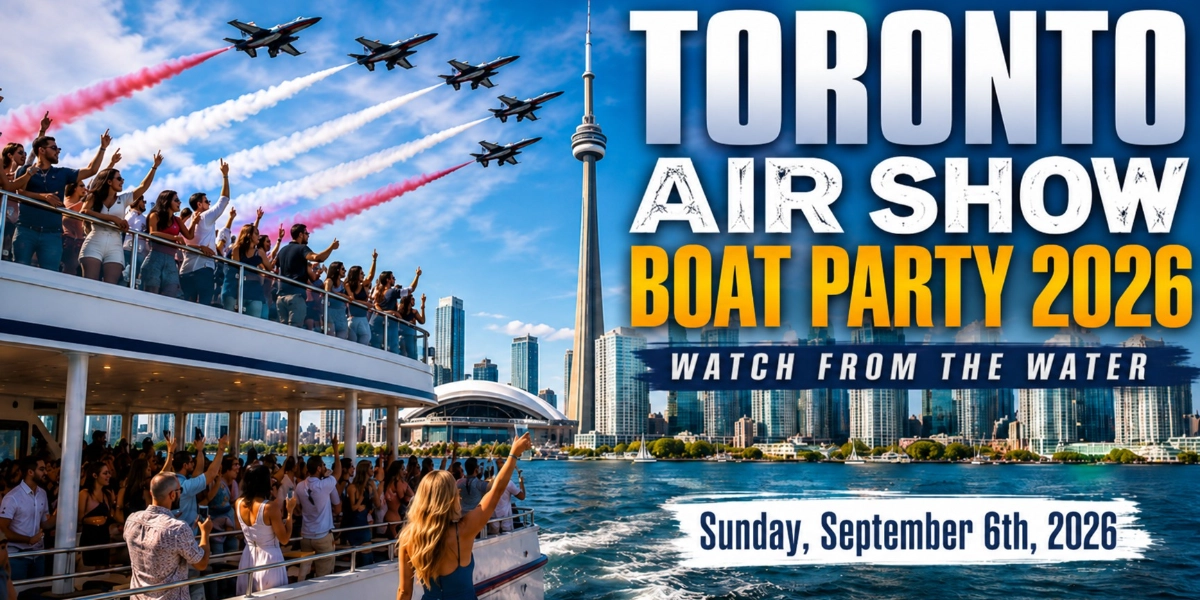 Image d'événement pour TORONTO AIR SHOW BOAT PARTY 2026 | WATCH FROM THE WATER