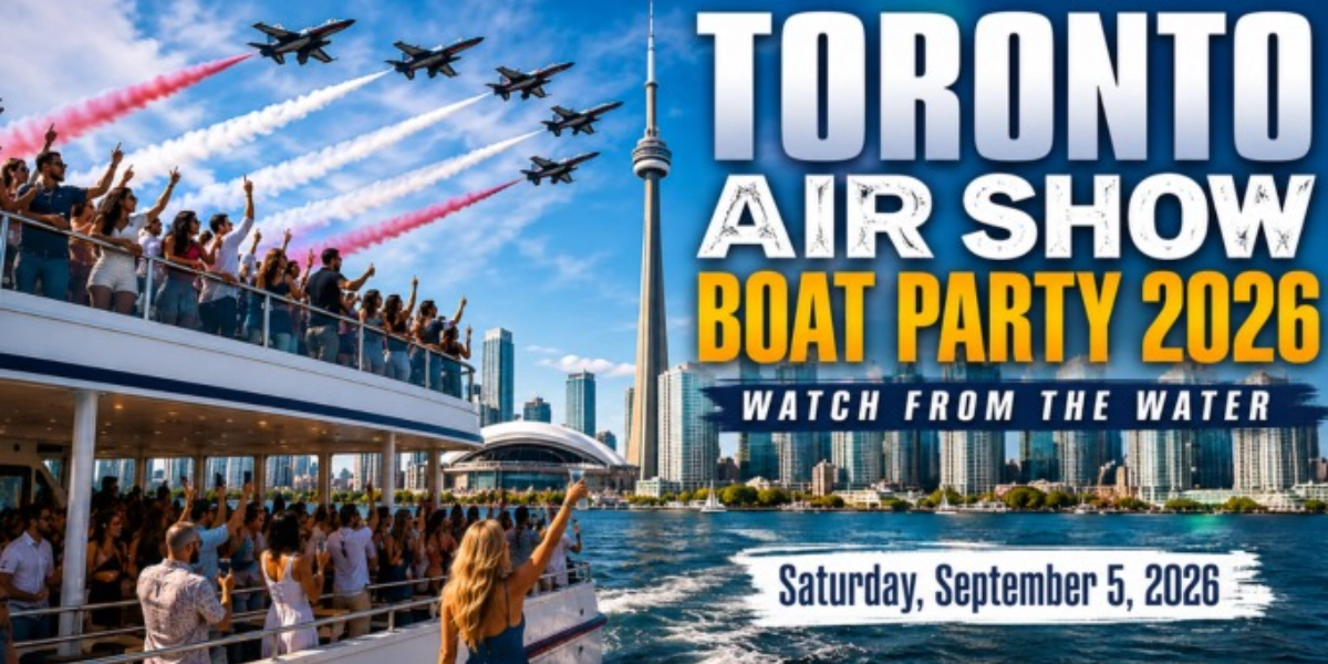 Event image for TORONTO AIR SHOW BOAT PARTY 2026 | WATCH FROM THE WATER