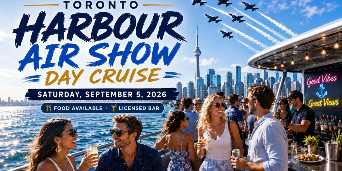 Event image for Toronto Harbour Air Show Day Cruise Party 2026 | Food Available