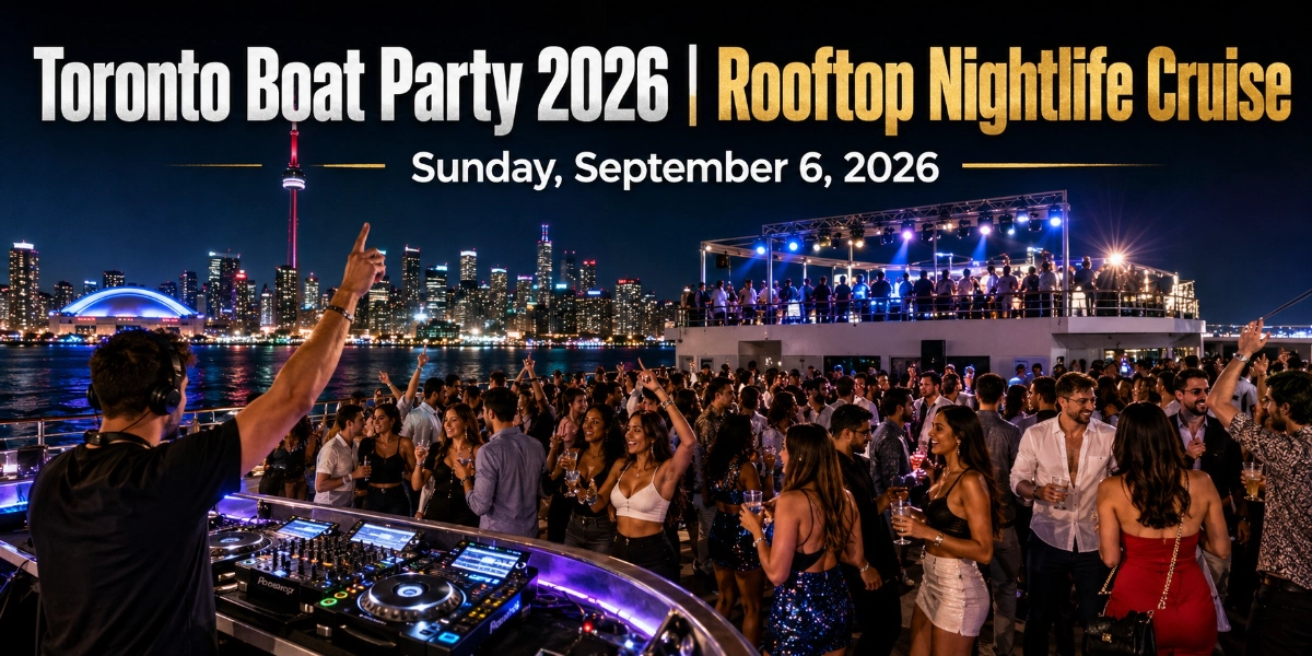 Event image for Toronto Boat Party 2026 | Rooftop Nightlife Cruise