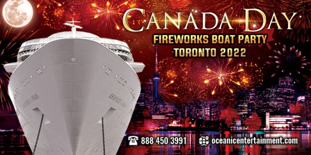 Event image for Canada Day Fireworks Boat Party Toronto 2022