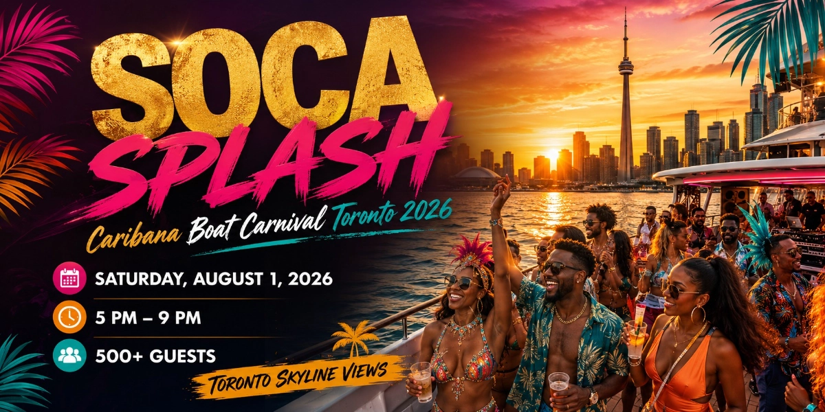Event image for Soca Splash: Caribana Boat Carnival Toronto 2026