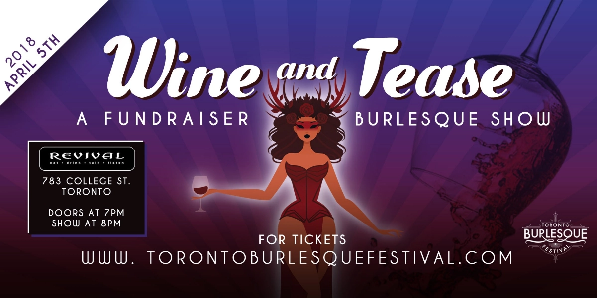 Event image for Toronto Burlesque Festival presents Wine and Tease