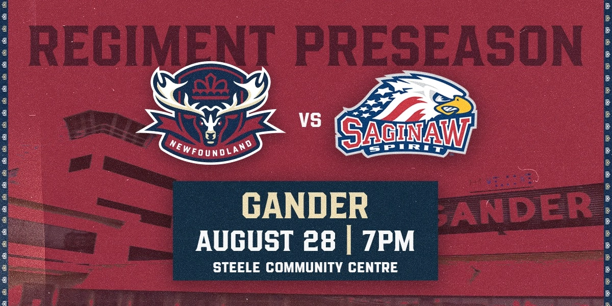 Event image for Newfoundland Regiment vs. Saginaw Spirit