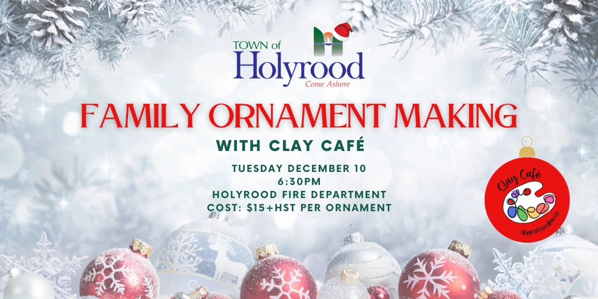 Event image for Family Ornament Making with Clay Cafe