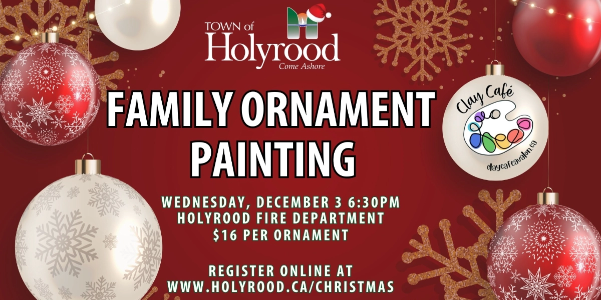Event image for Family Ornament Painting with Clay Cafe