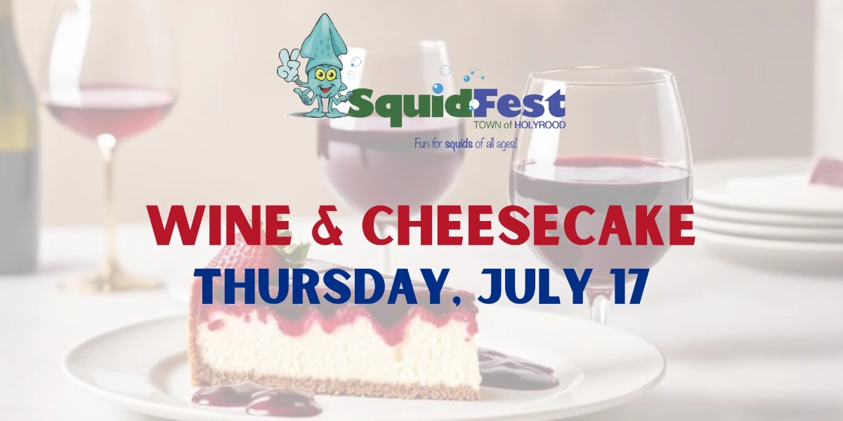 Event image for SquidFest 36 Wine & Cheesecake