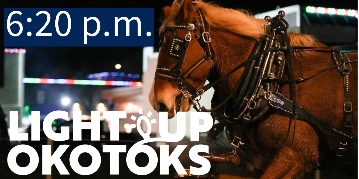 Event image for Light Up Okotoks 2025 - Wagon Ride 6:20 p.m.