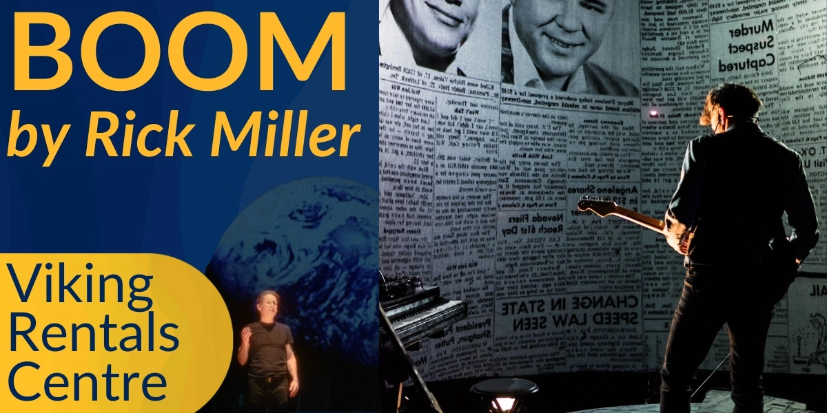 Event image for BOOM by Rick Miller @ Viking Rentals Centre
