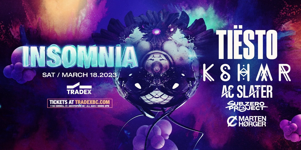 Event image for Insomnia | Tiësto | KSMHR | AC Slater | Sub Zero Project | Marten Horger