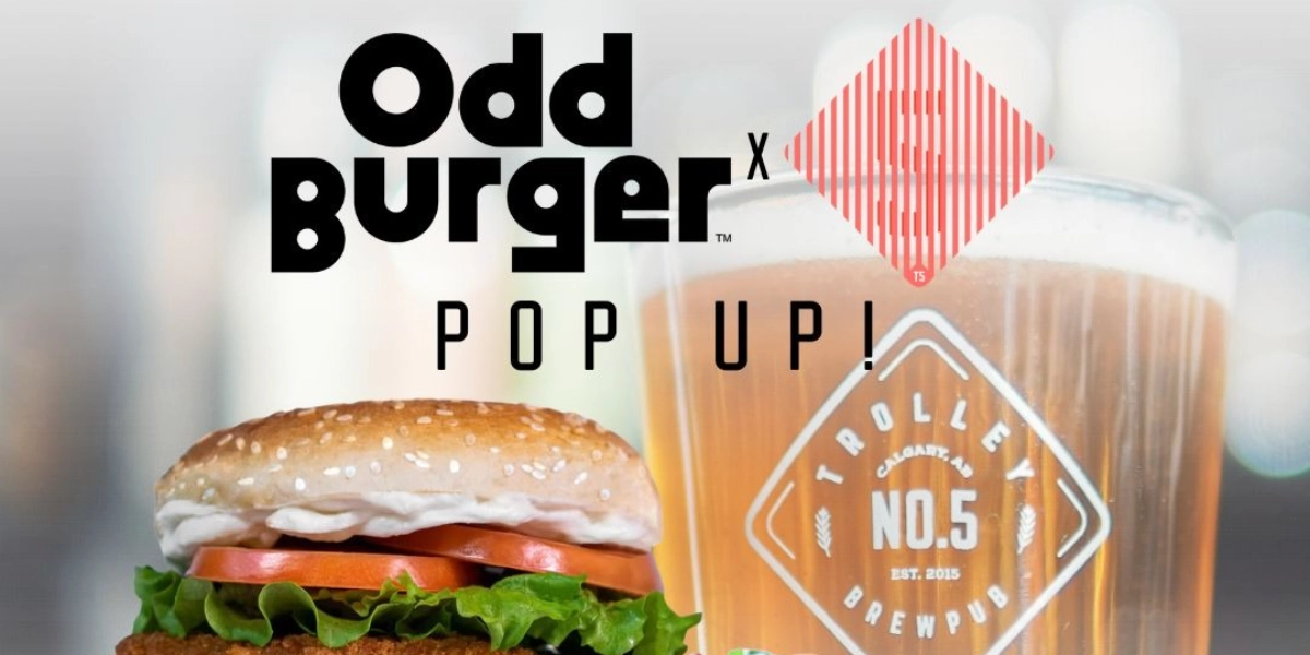 Event image for Odd Burger Pop-Up at Trolley 5 Brewpub