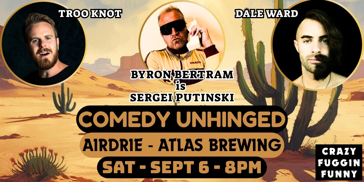 Event image for COMEDY @ ATLAS BREWING - AIRDRIE