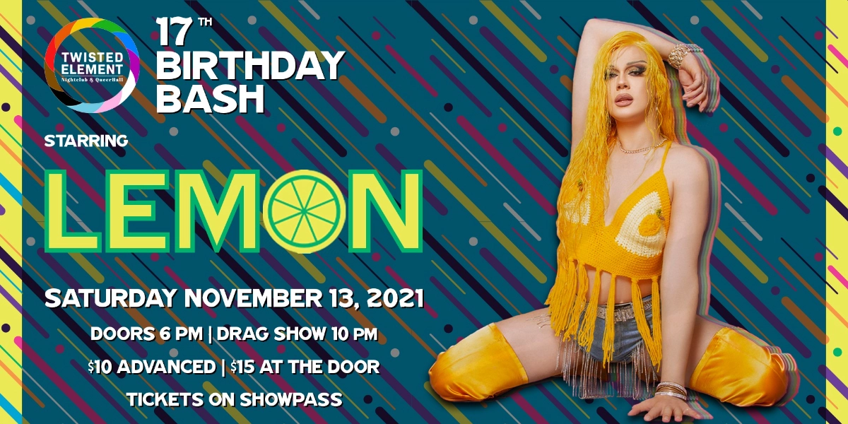 Event image for 17th Birthday Bash starring Lemon