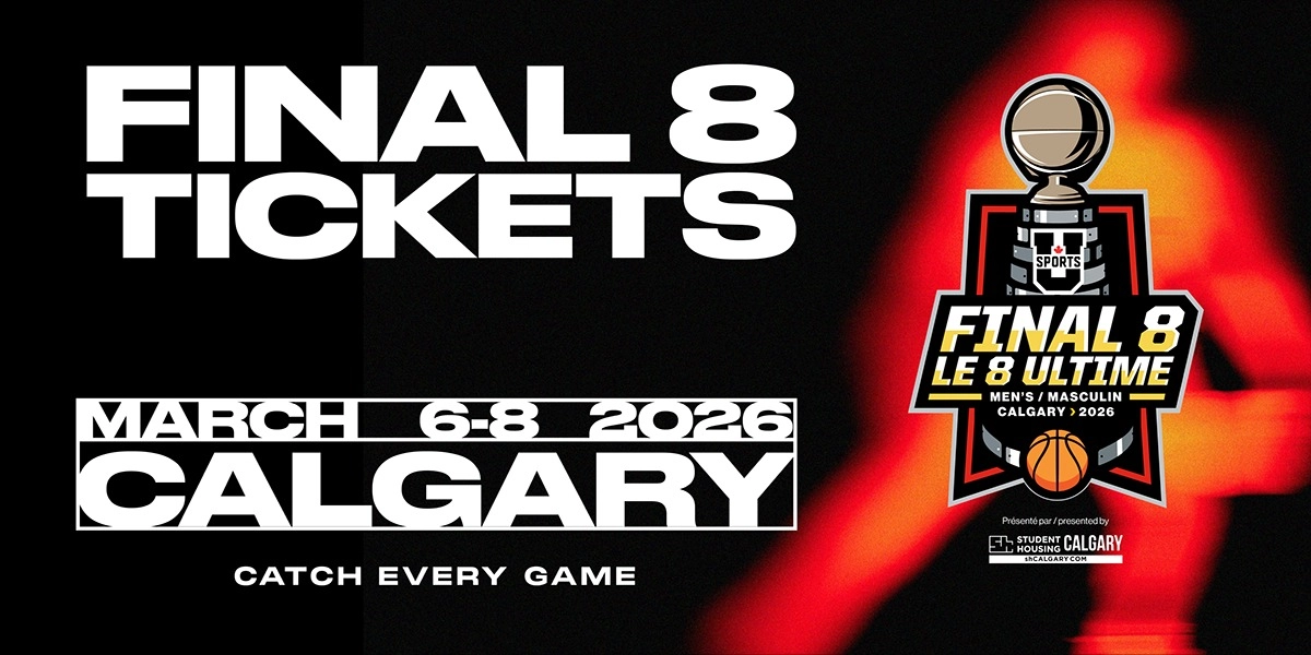 Event image for U SPORTS Men's Basketball Final 8-Session2 6pm-UVIC vs Calgary 8pm-Acadia vs Bishops