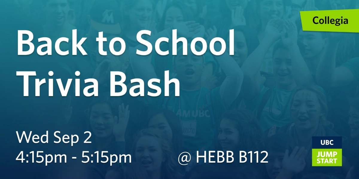 Event image for Back to School Trivia Bash