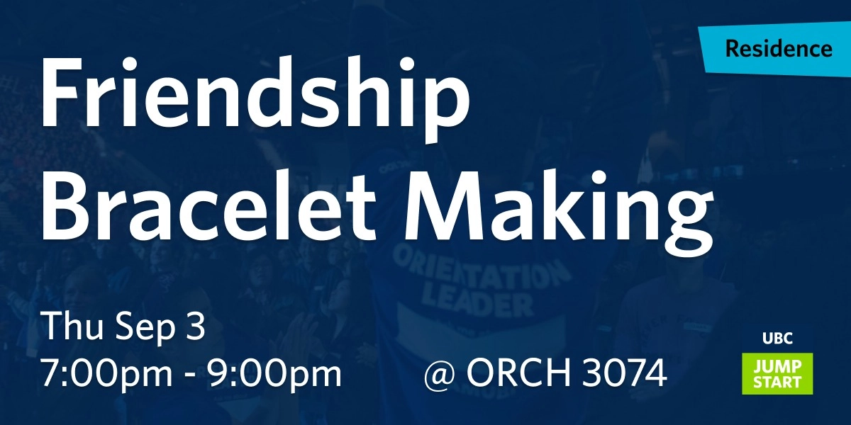 Event image for Friendship Bracelet Making