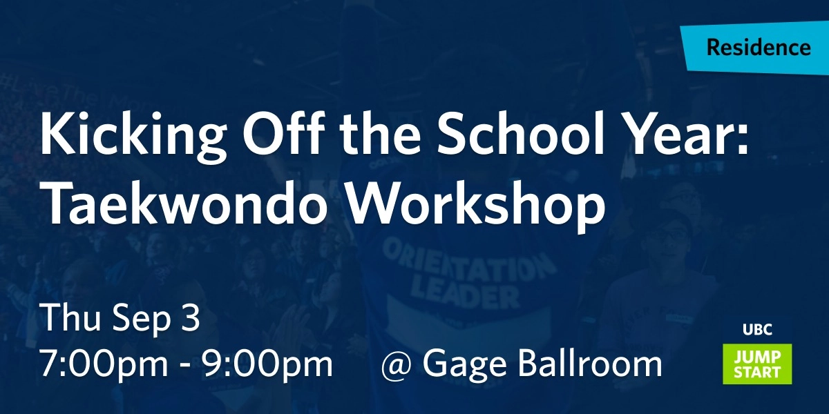 Event image for Kicking Off the School Year: Taekwondo Workshop