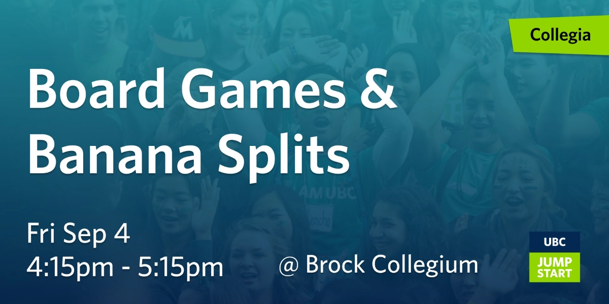 Event image for Board Games and Banana Splits
