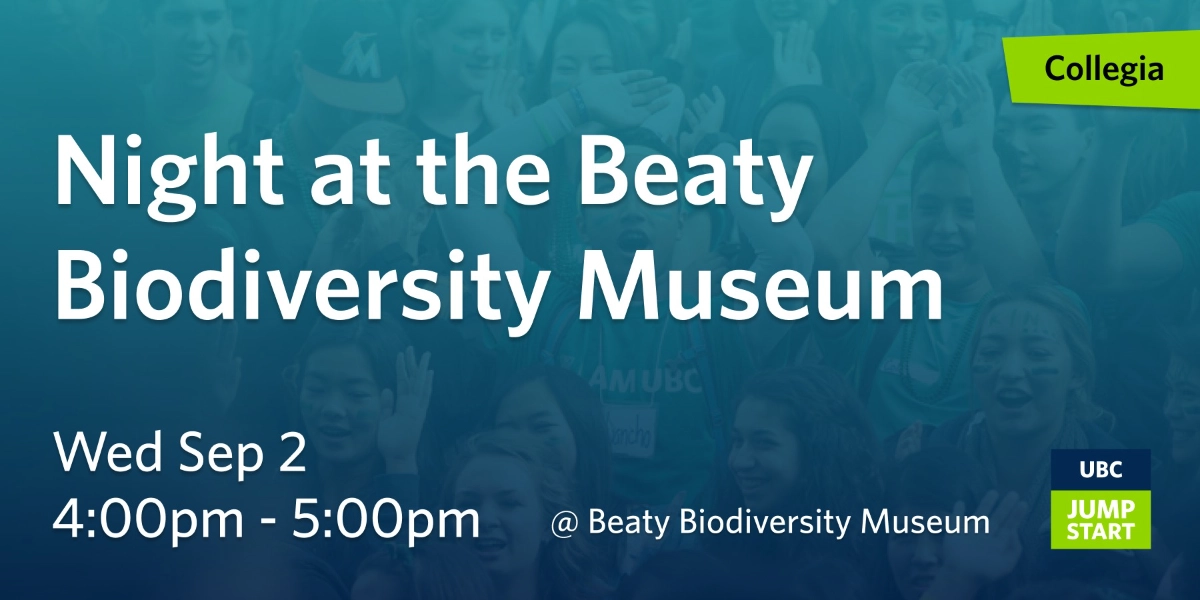 Event image for Night at the Beaty Biodiversity Museum