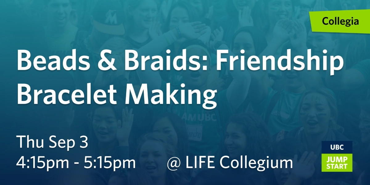 Event image for Beads & Braids Friendship Bracelet Making