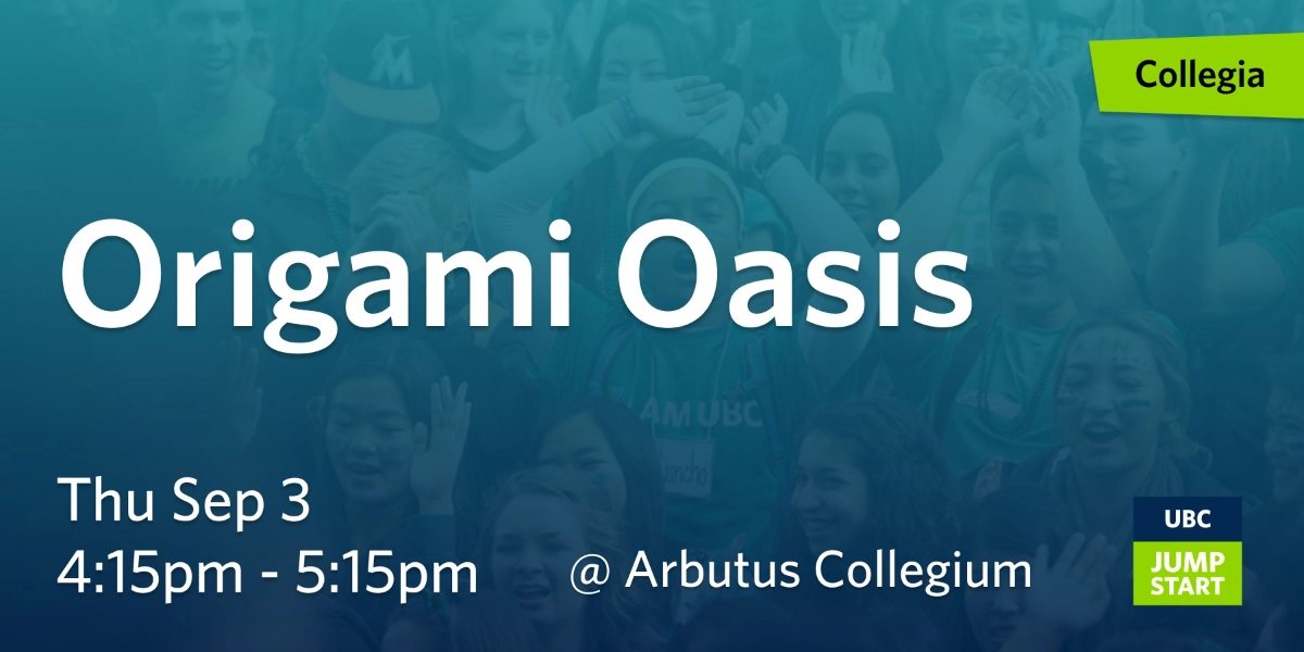 Event image for Origami Oasis