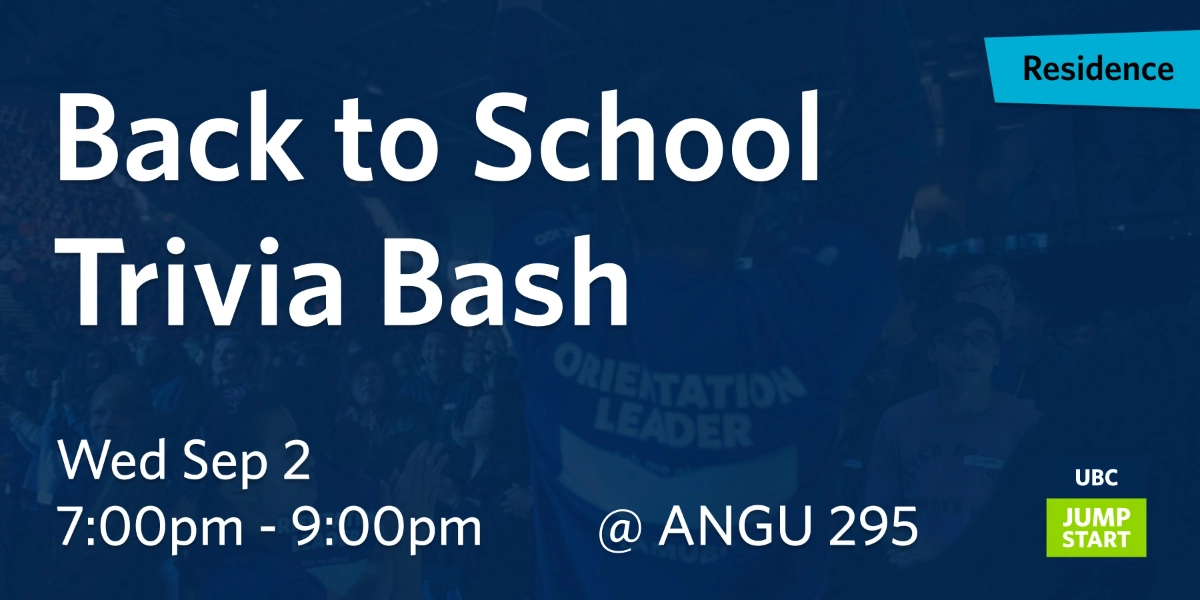 Event image for Back to School Trivia Bash
