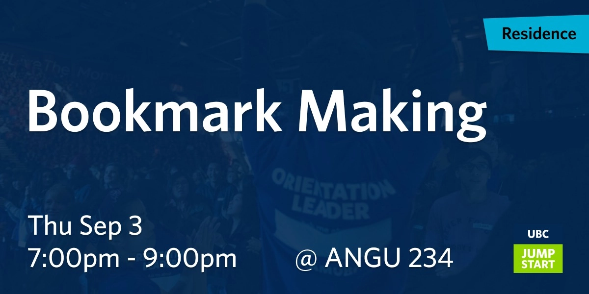 Event image for Bookmark Making