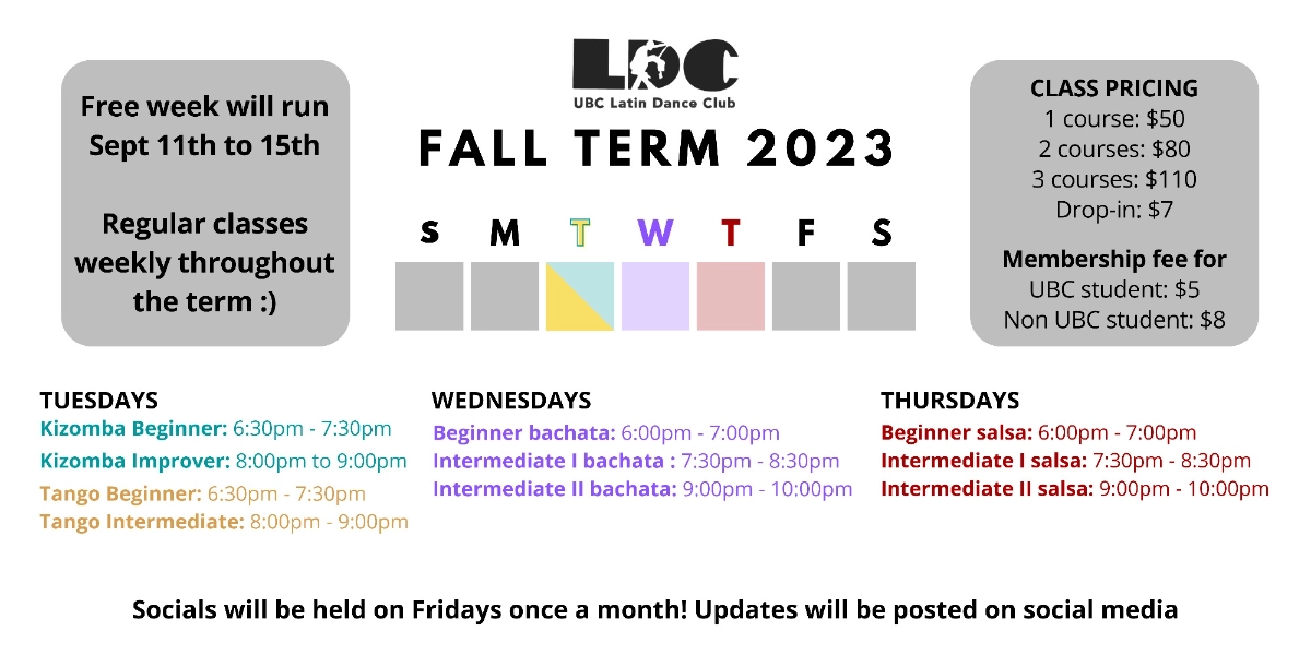 Event image for Term 1 Classes 2023/24