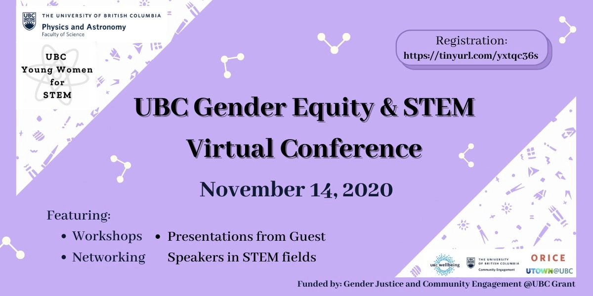 Event image for Gender Equity & STEM Virtual Conference