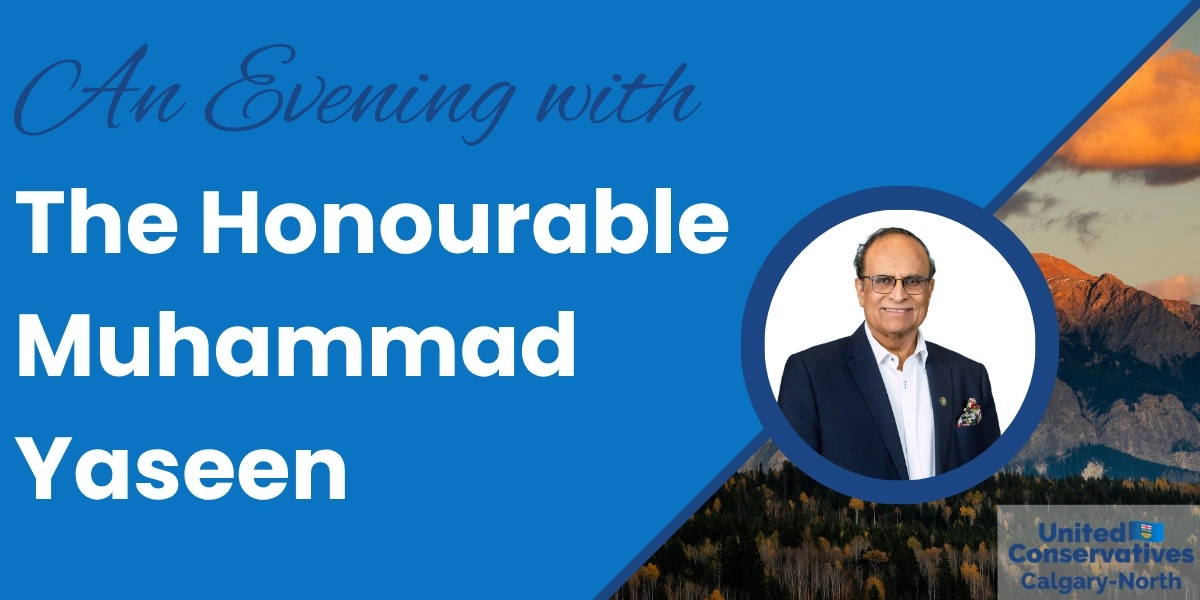 Event image for An Evening with the Honourable Muhammad Yaseen