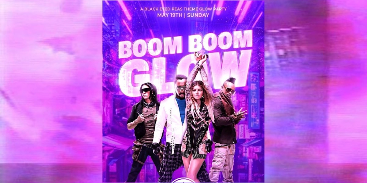 Event image for BOOM BOOM GLOW! "Black Eyed Peas theme GLOW party"