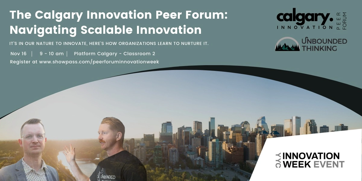 Event image for The Calgary Innovation Peer Forum: Navigating Scalable Innovation