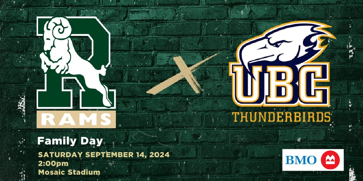 Image d'événement pour Regina Rams vs UBC Thunderbirds