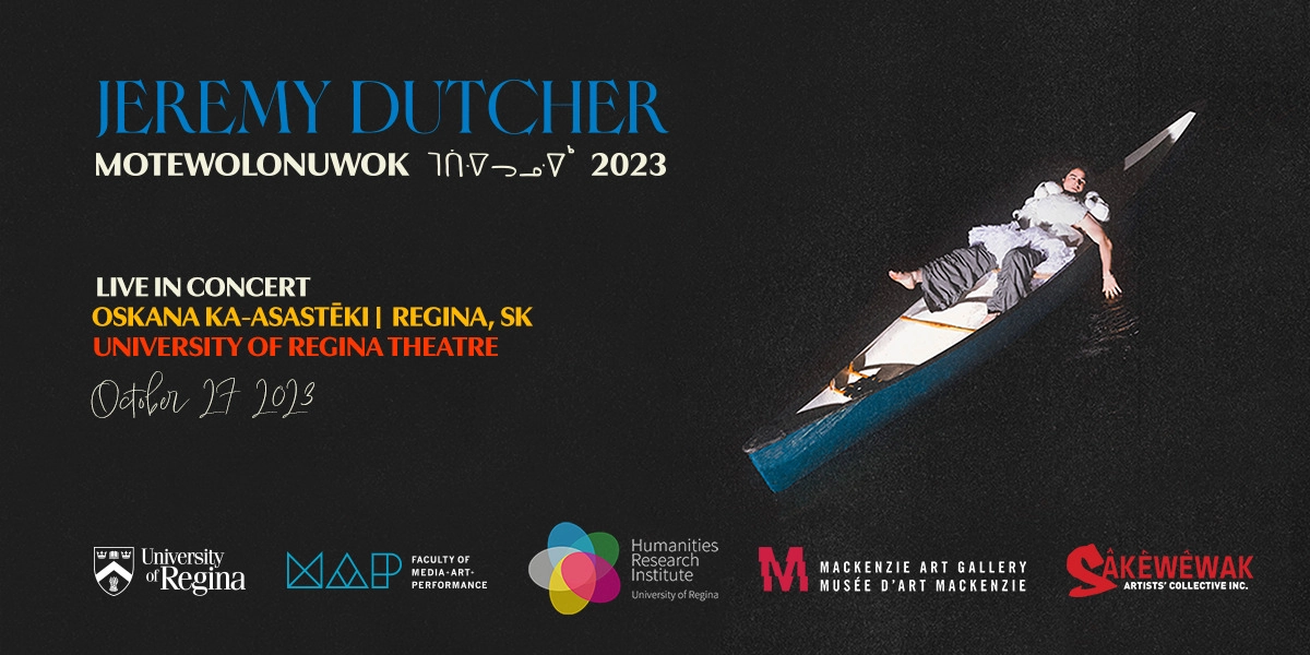 Event image for JEREMY DUTCHER - THE MOTEWOLONUWOK ᒣᑏᐧᐁᓓᓄᐧᐁᒃ TOUR